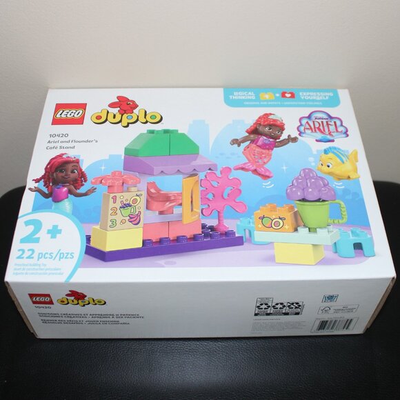 3/$55❤️LEGO DUPLO 10420 Ariel and Flounder's Café Stand Pre-School Building Toy - Picture 4 of 15